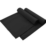 VidaXL Buiten Stoel Handdoeken 2 pcs Zwart 130 x 60 cm