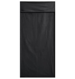 VidaXL Buiten Stoel Handdoeken 2 pcs Zwart 130 x 60 cm