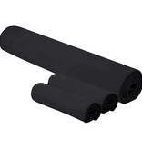 VidaXL Set van Sporthanddoeken 3 pcs Zwart Polyester en Polyamide