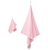 VidaXL Set van Sporthanddoeken 2 pcs Roze Stof