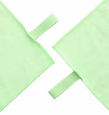VidaXL Set van Sporthanddoeken 2 pcs Groen Stof
