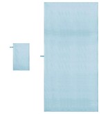 VidaXL Set van Sporthanddoeken 2 pcs Blauw Stof