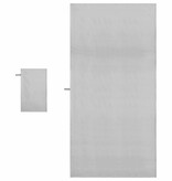 VidaXL Set van Sporthanddoeken 2 pcs Grijs Stof