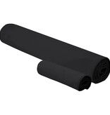 VidaXL Set van Sporthanddoeken 2 pcs Zwart Stof