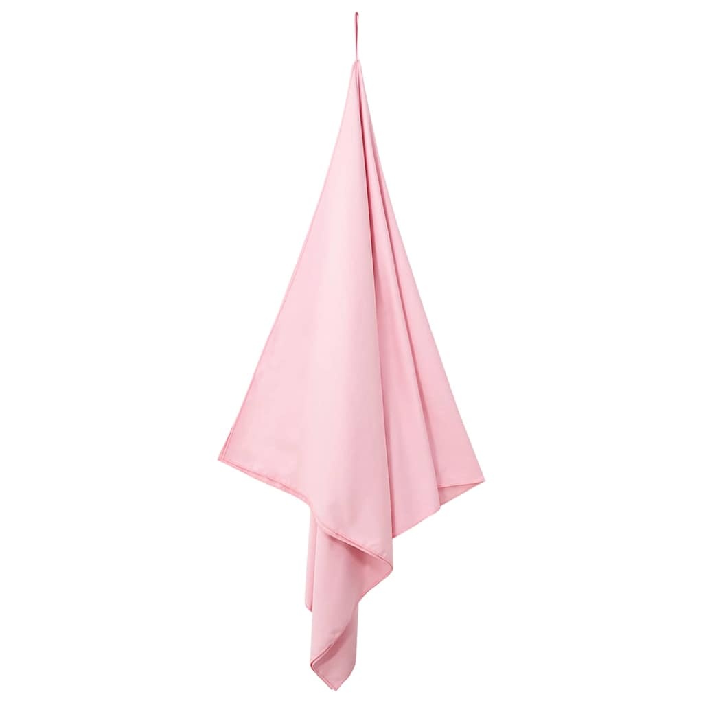 VidaXL Sporthanddoeken 2 pcs Roze 200 x 100 cm Polyester en polyamide