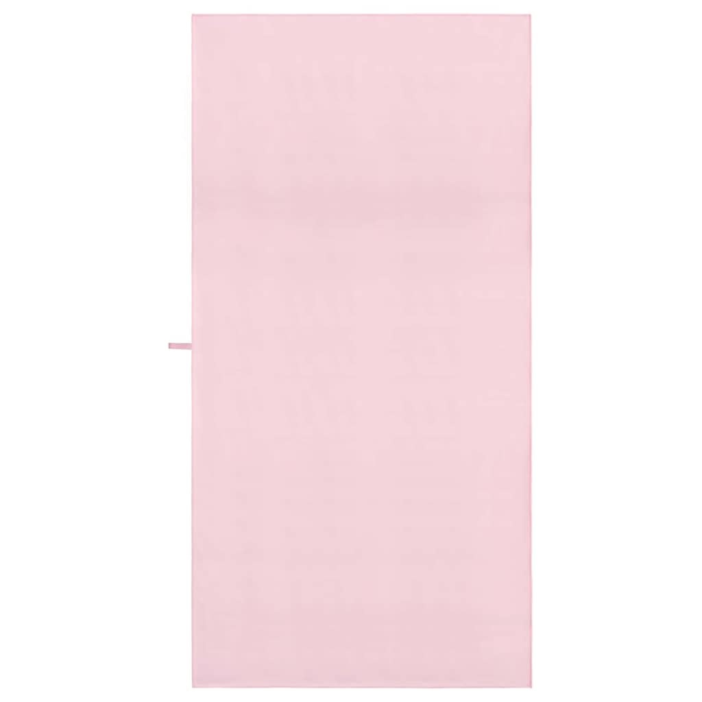 VidaXL Sporthanddoeken 2 pcs Roze 200 x 100 cm Polyester en polyamide
