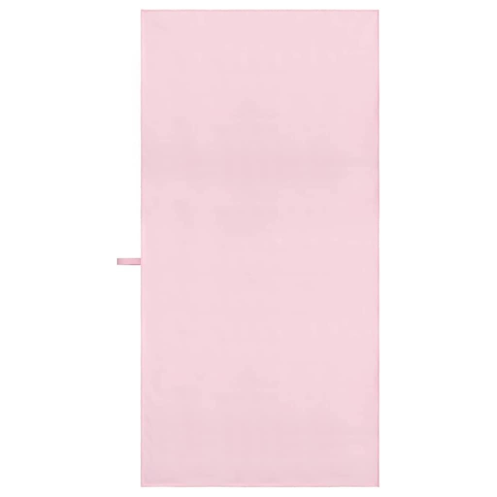 VidaXL Sporthanddoeken 2 pcs Roze 140 x 70 cm Polyester en polyamide