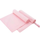 VidaXL Sporthanddoeken 2 pcs Roze 100 x 50 cm Polyester en polyamide