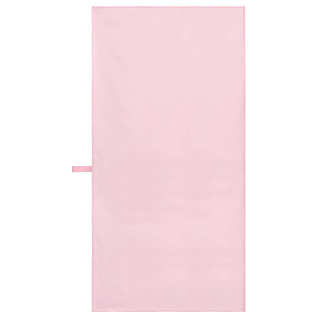 VidaXL Sporthanddoeken 2 pcs Roze 100 x 50 cm Polyester en polyamide