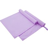 VidaXL Sporthanddoeken 2 pcs Paars 180 x 90 cm Polyester en polyamide