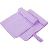 VidaXL Sporthanddoeken 2 pcs Paars 50 x 30 cm Polyester en polyamide