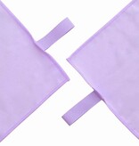 VidaXL Sporthanddoeken 2 pcs Paars 50 x 30 cm Polyester en polyamide