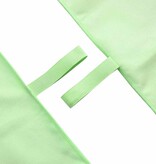 VidaXL Sporthanddoeken 2 pcs Groen 140 x 70 cm Polyester en polyamide