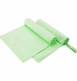 VidaXL Sporthanddoeken 2 pcs Groen 100 x 50 cm Polyester en polyamide