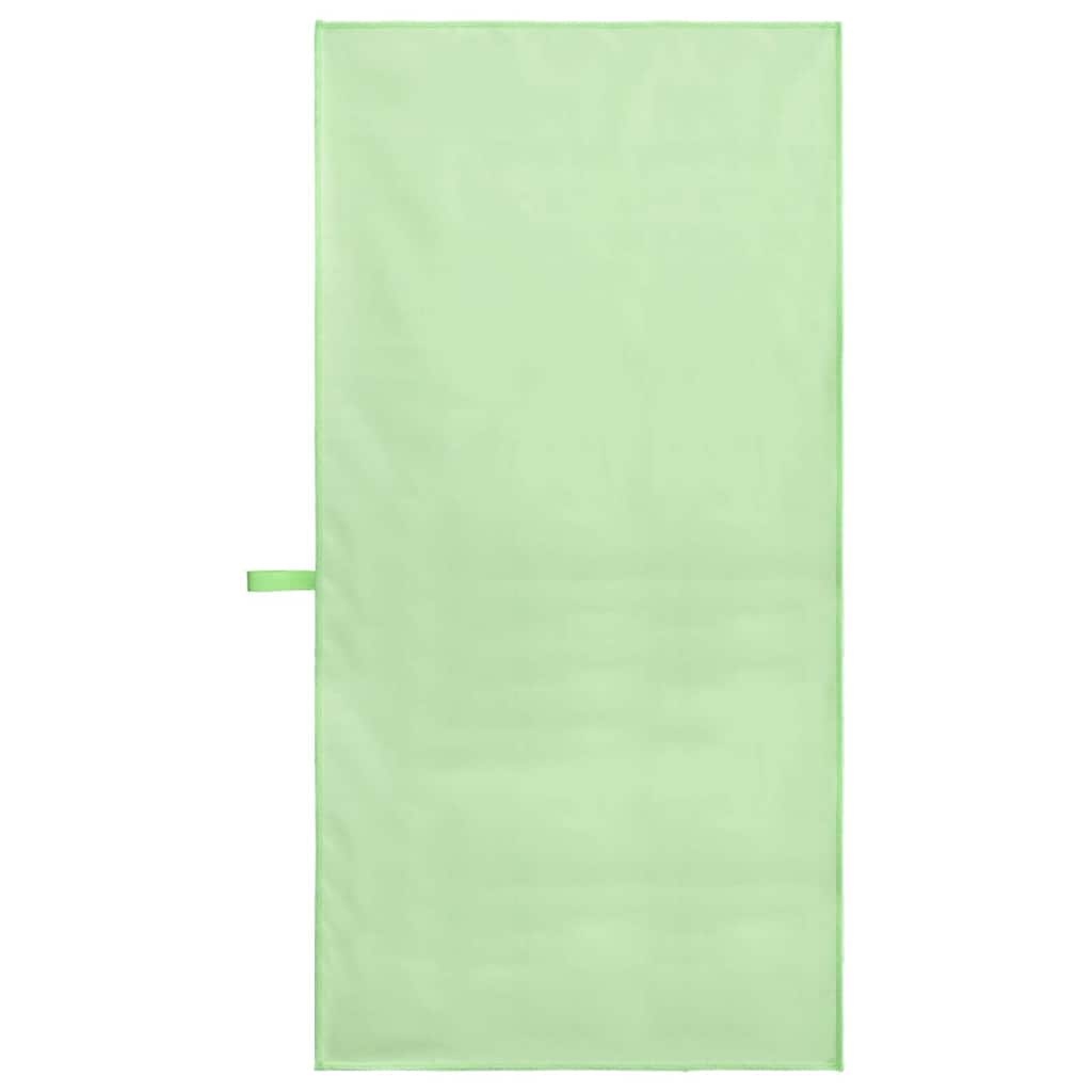 VidaXL Sporthanddoeken 2 pcs Groen 100 x 50 cm Polyester en polyamide