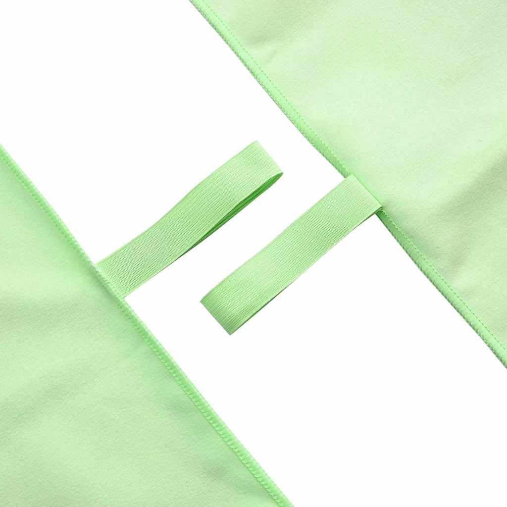 VidaXL Sporthanddoeken 2 pcs Groen 100 x 50 cm Polyester en polyamide