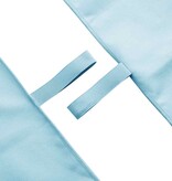 VidaXL Sporthanddoeken 2 pcs Blauw 200 x 100 cm Polyester en polyamide