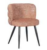 KantoormeubelenPlus Cloud Stoel Safiya Terracotta (Set van 2)