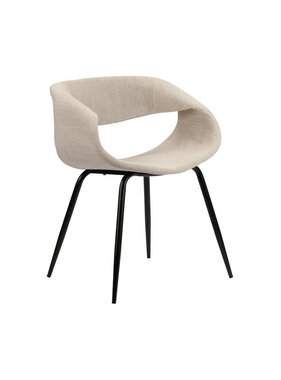 KantoormeubelenPlus Whale Stoel Beige (Set van 2)