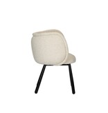 KantoormeubelenPlus Panda Fauteuil Witte Parel