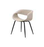 KantoormeubelenPlus Whale Stoel Beige (Set van 2)