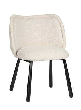 KantoormeubelenPlus Panda Stoel Witte Parel (Set van 2)