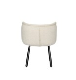 KantoormeubelenPlus Panda Fauteuil Witte Parel