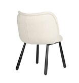 KantoormeubelenPlus Panda Stoel Witte Parel (Set van 2)