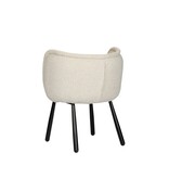 KantoormeubelenPlus Panda Fauteuil Witte Parel
