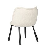 KantoormeubelenPlus Panda Stoel Witte Parel (Set van 2)