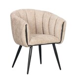 KantoormeubelenPlus Breeze Stoel Latte (Set van 2)