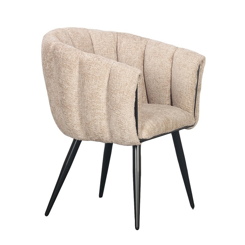 KantoormeubelenPlus Breeze Stoel Latte (Set van 2)