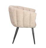 KantoormeubelenPlus Breeze Stoel Latte (Set van 2)