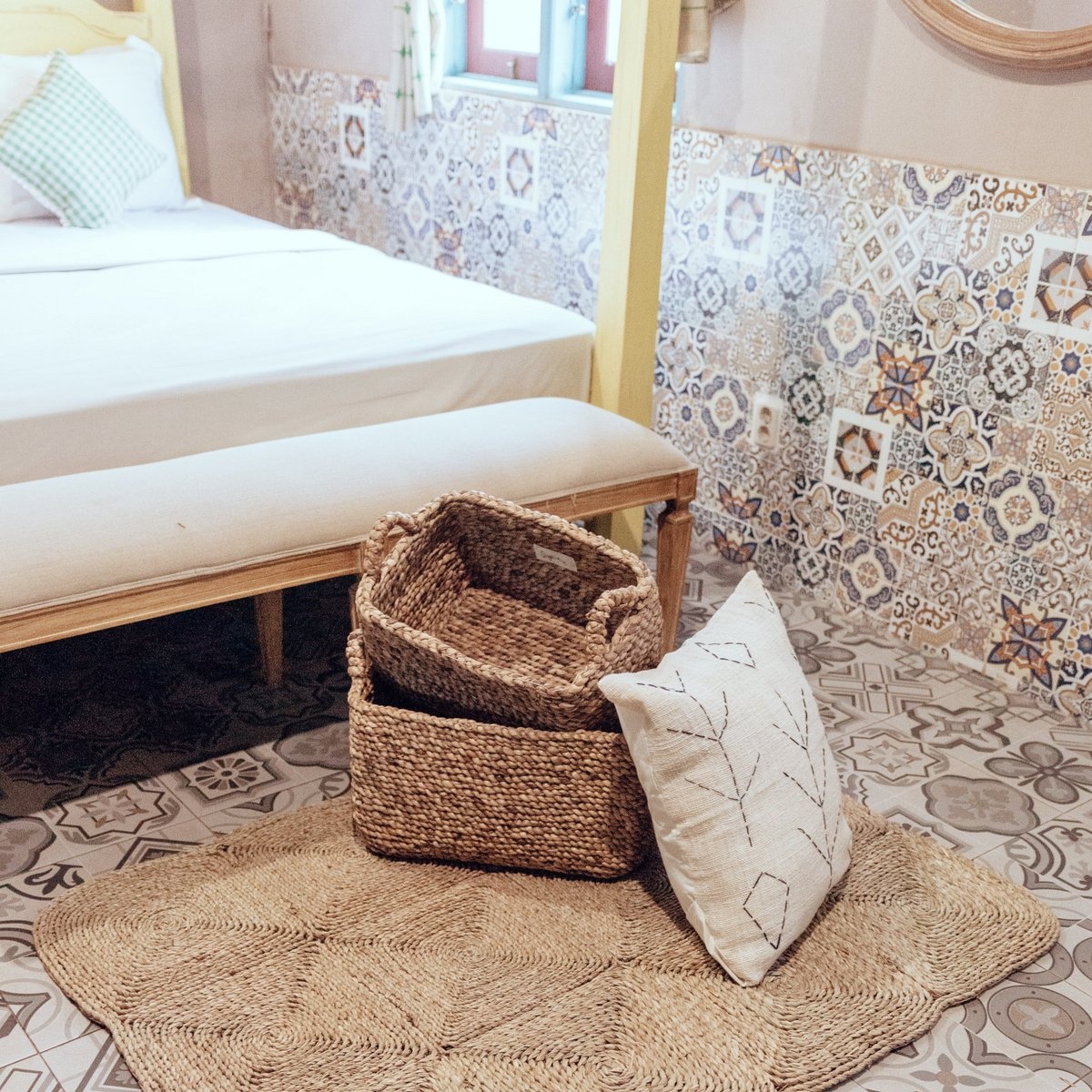 Soeji Opbergmand TANIMBAR gemaakt van waterhyacint