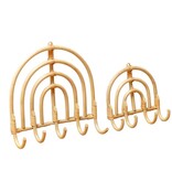Soeji Rotan Kapstok Kapstokken Beige Wandhaken MAKU (2 maten)