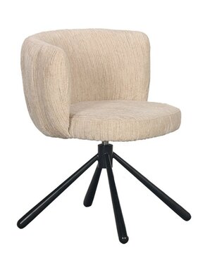 Pole To Pole Shell Draaistoel Naturel