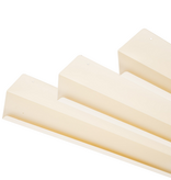 KantoormeubelenPlus Wandplank - Metaal - Beige - Set van 3 - 40/50/60cm