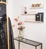 KantoormeubelenPlus Wandplank - Metaal - Beige - Set van 3 - 40/50/60cm