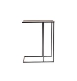 Bijzettafel - Metaal - Zwart - 45x30x60cm