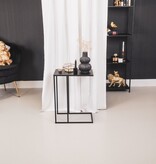 Bijzettafel - Metaal - Zwart - 45x30x60cm