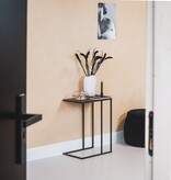 Bijzettafel - Metaal - Zwart - 45x30x60cm