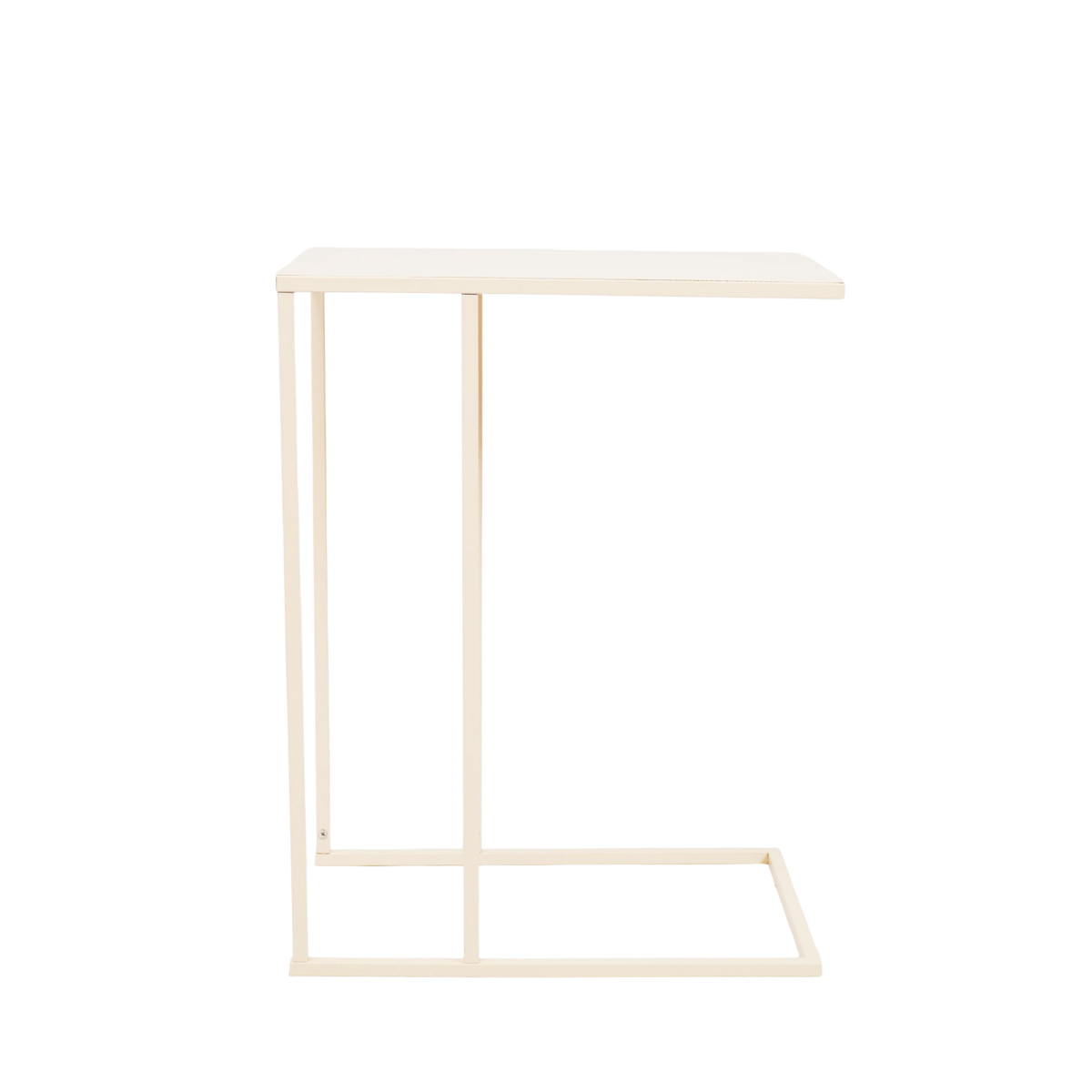 KantoormeubelenPlus Bijzettafel - Metaal - Zand - 45x30x60cm