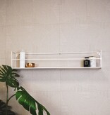 KantoormeubelenPlus Wandplanken - Metaal - Zand - S2 - 40x14x16 | 80x14x16cm