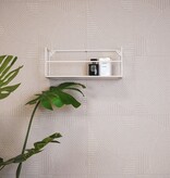 KantoormeubelenPlus Wandplanken - Metaal - Zand - S2 - 40x14x16 | 80x14x16cm