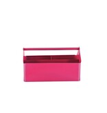 Opbergdoos- Organizer - Metaal - Neon Pink - 30x17x17cm