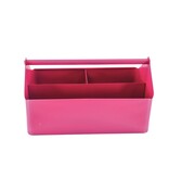 Opbergdoos- Organizer - Metaal - Neon Pink - 30x17x17cm