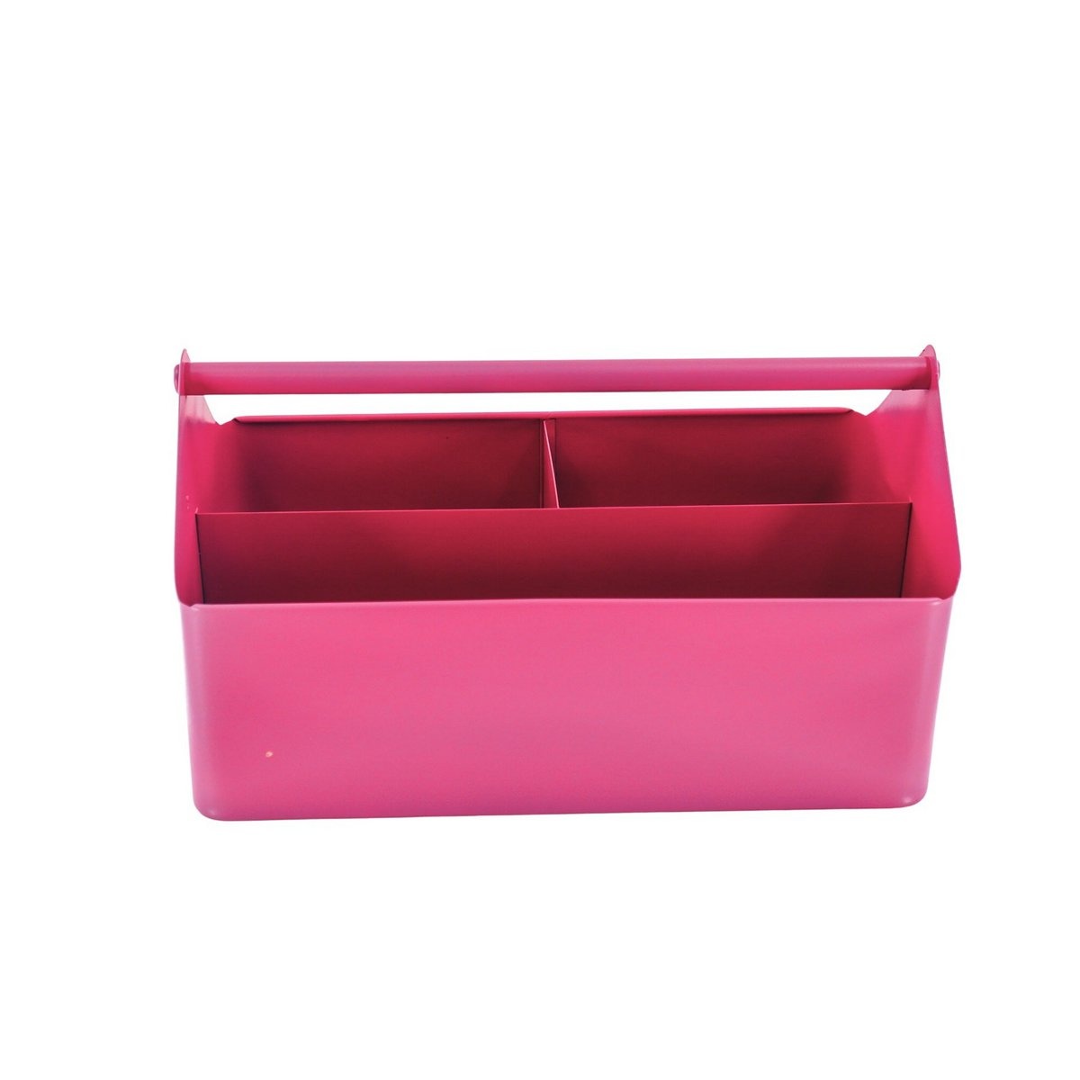 Opbergdoos- Organizer - Metaal - Neon Pink - 30x17x17cm