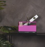 Opbergdoos- Organizer - Metaal - Neon Pink - 30x17x17cm