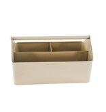 Opbergdoos - Organizer - Metaal - Zand - 30x17x17cm