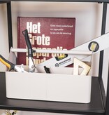 Opbergdoos - Organizer - Metaal - Zand - 30x17x17cm